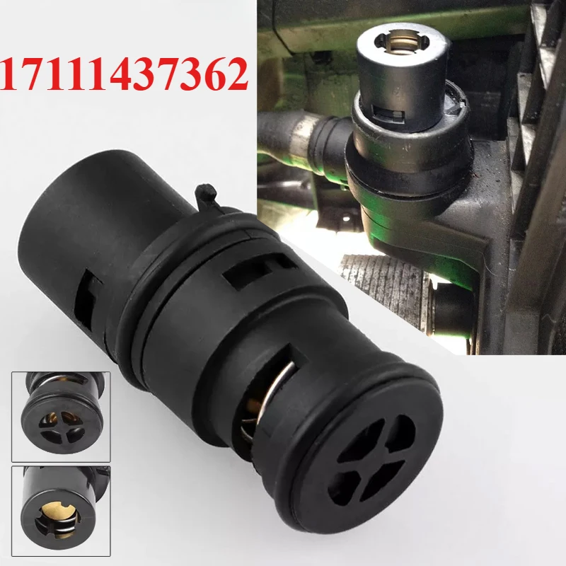 80℃ 17111437362 Oil Cooler Thermostat Radiator Assembly For BMW X3 X5 Z4 E46 E53 E83 E85 323 325 328 330 323i 328i 330i 330Ci
