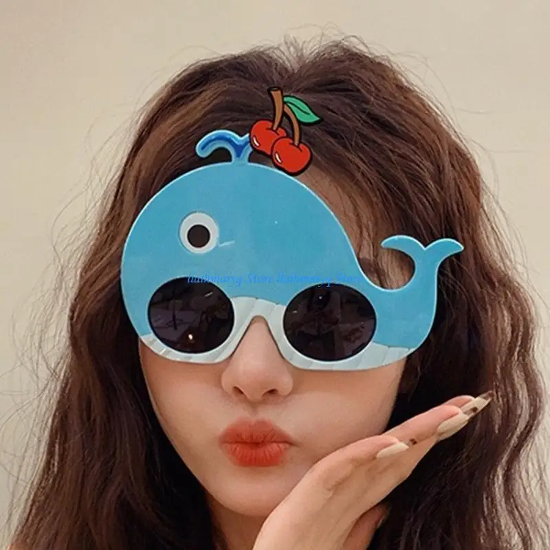 

573B Novelty Funny Eyewear Whale Eyes Glasses Party Halloween Dress Up Costume Whale Eyeglasses Gifts for Women Men