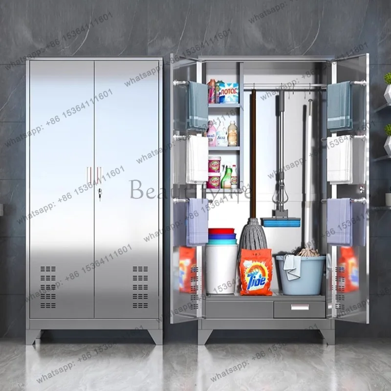 Steel Tool Cabinet Modern Design Outdoor Courtyard Storage Cabinet Home Balcony Organizing Furniture