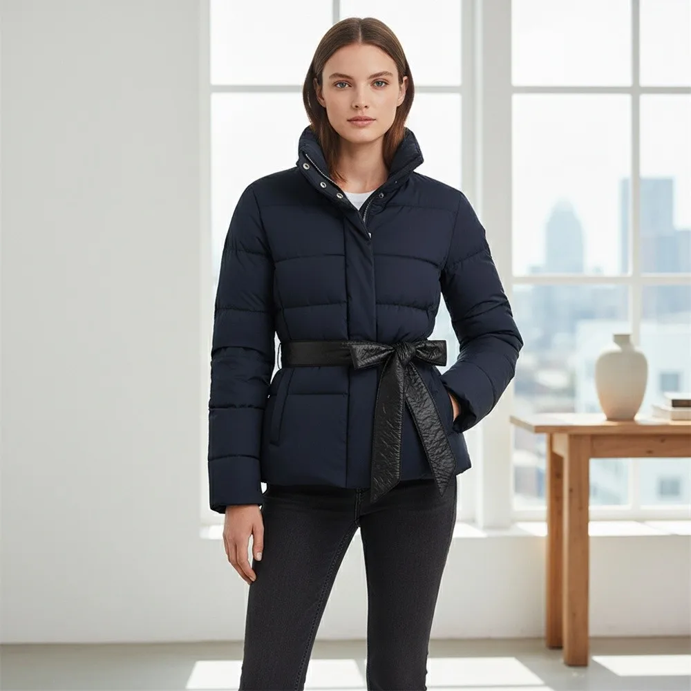 Versatile Overcoat Waist Belt 180cm Length Solid Color Coat Belt Replacement 4cm Width No Buckle Down Jacket Waistband for Women