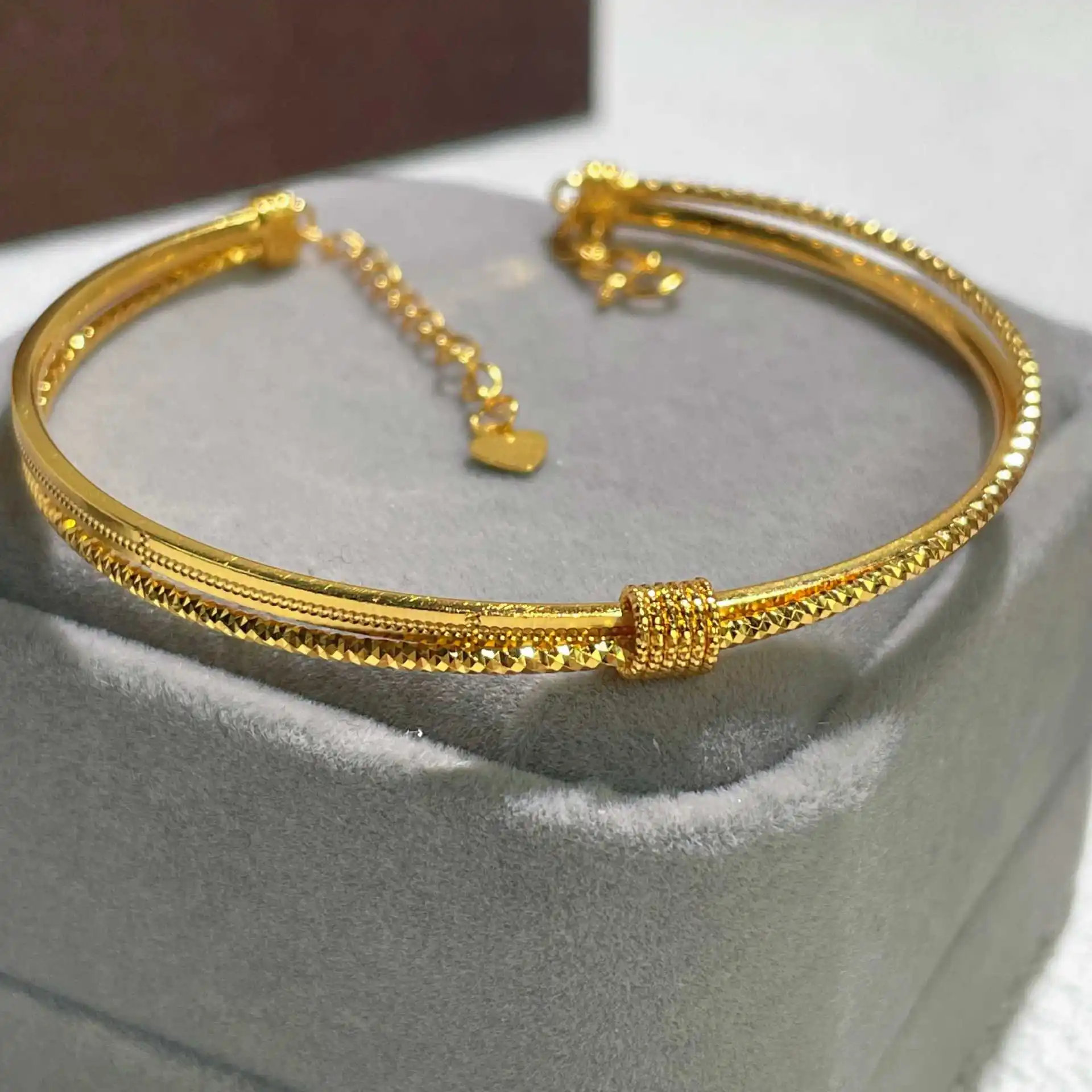 New 925 Sterling Silver Crushed Ice Wrap Half Cuff Bracelet For Women Modern Chinese Style Sparkling Fashion Bangle Jewelry Gift