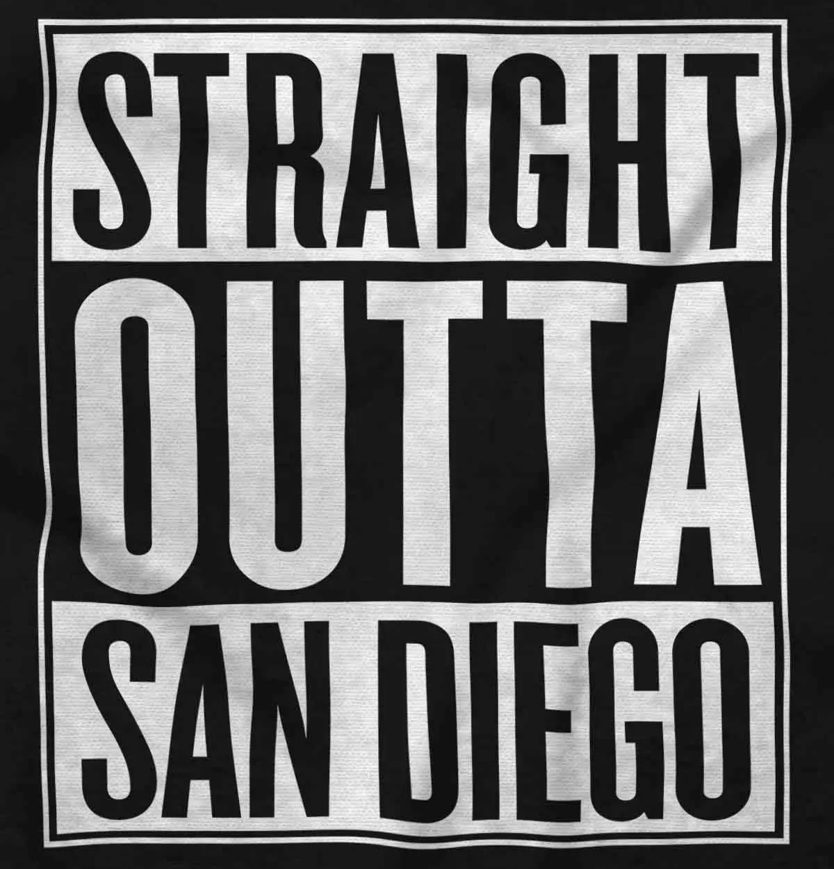 Straight Outta San Diego California Graphic T Shirt Men or Women