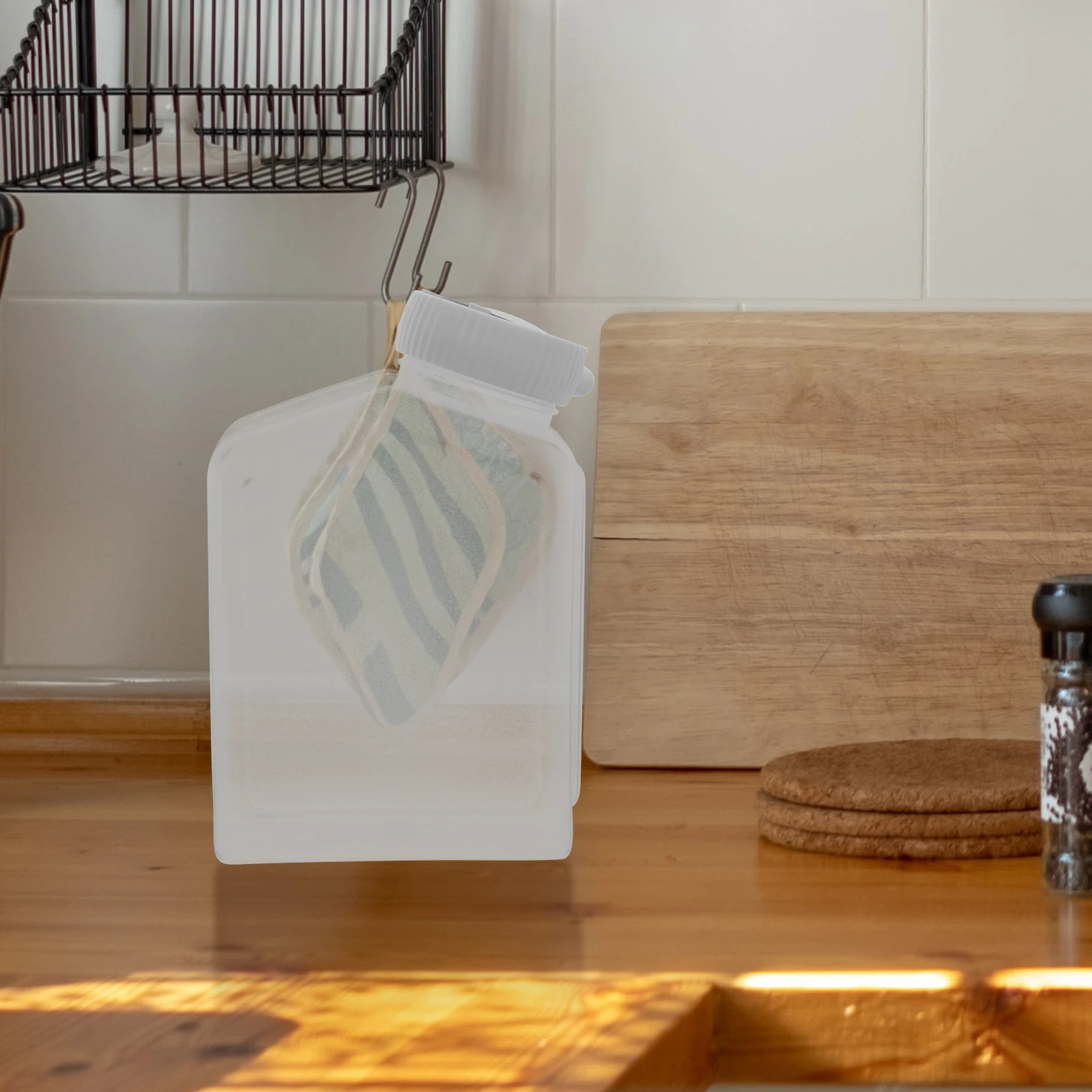 

Plastic Airtight Jar Coffee Bean Container Clear Lids Candy Storage Box Canister Foodgrade Thick Kitchen Snacks Spices Grains