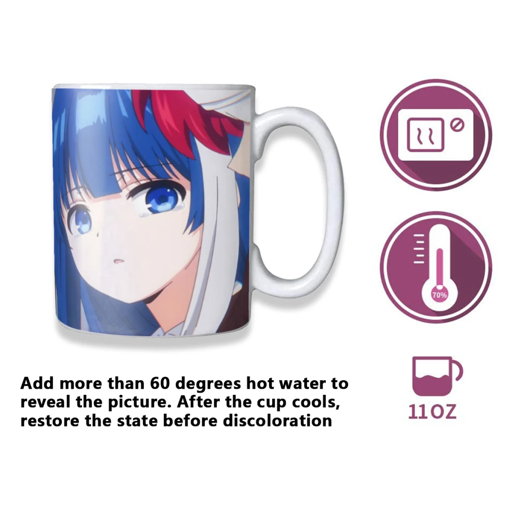 Anime Mission Yozakura Family Coffee Mugs Cup Color Changed Mug Heat Sensitive Tea Cup Coffee Mug Gift Mug