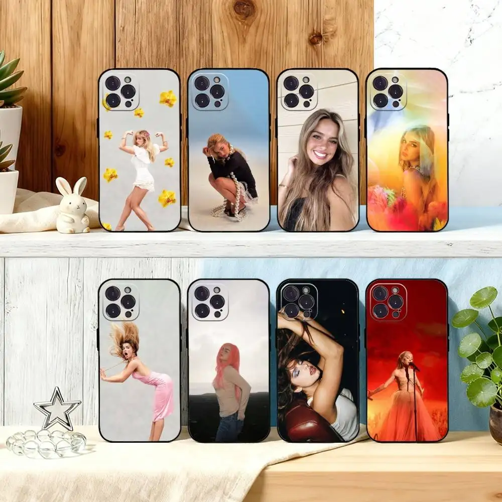 

O-Obsessed Singer Addison Rae Phone Case For iPhone17,16,15,14,13,12,Plus,Pro Max, 5G Others Soft Black Cover