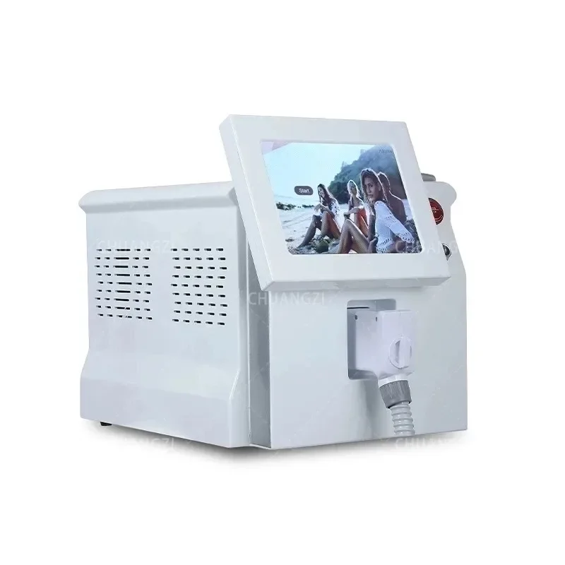 Depiladora Laser Painless Permanen 3 Wavelength Diode Laser Hair Removal Machine 808NM Ice Platinum Cooling System Beautiful