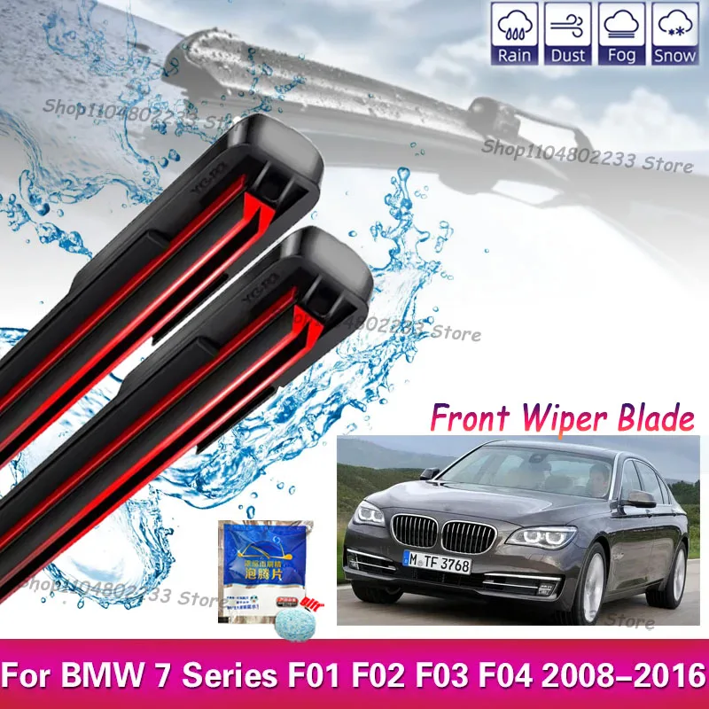 

Car Wiper Blade Front Window Windscreen Windshield Blades Accessories Fit For BMW 7 Series F01 F02 F03 F04 26"+18" 2008-2016