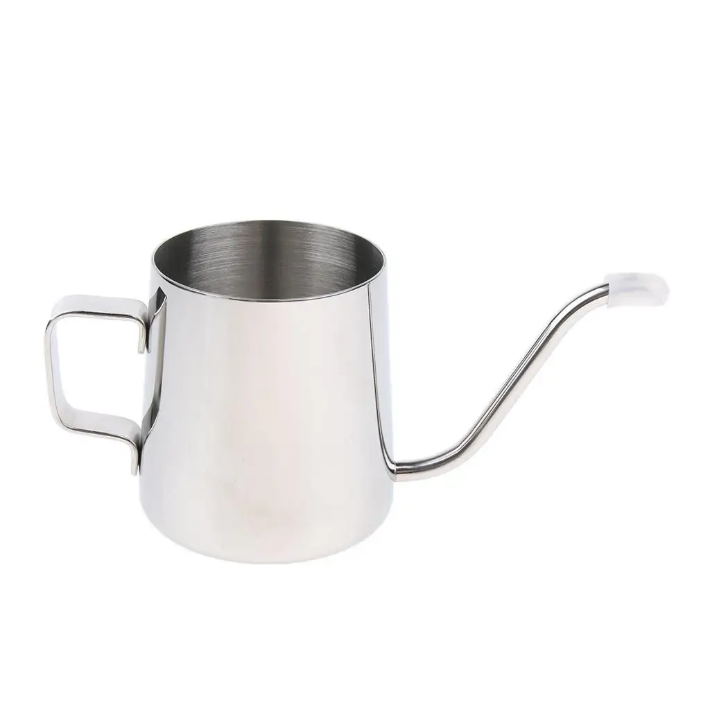 Narrow Spout Coffee Pot 350ML 304 Stainless Steel With Handle Pouring Over