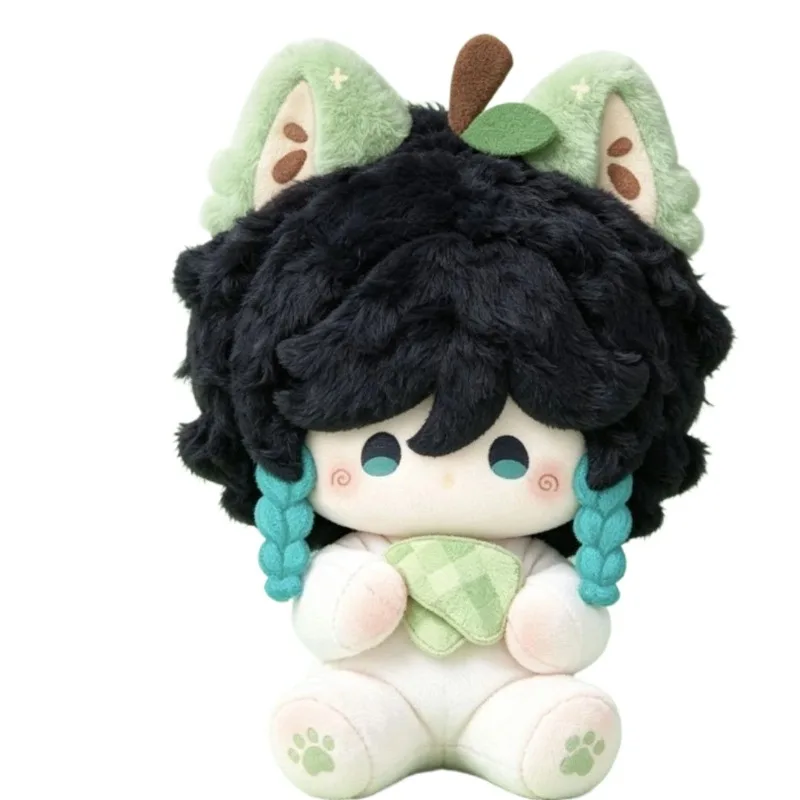 

20cm Anime Game Genshin Impact Venti Kawaii Cosplay Soft Cotton Doll Body With Skeleton Cartoon DIY Dress Up Toy Figures Gifts