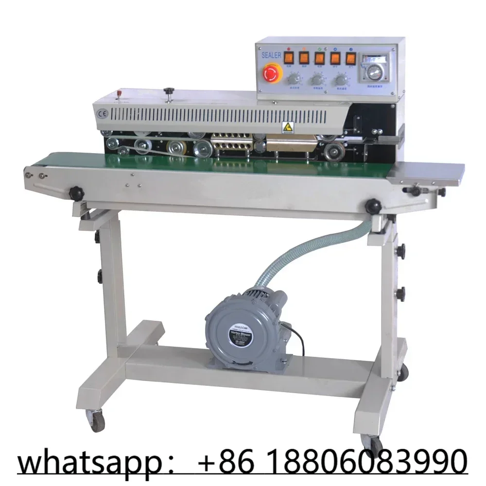 FRMQ-980III HUALIAN high quality good service and function Nitrogen air filling band sealer and bag continous Sealing Machine