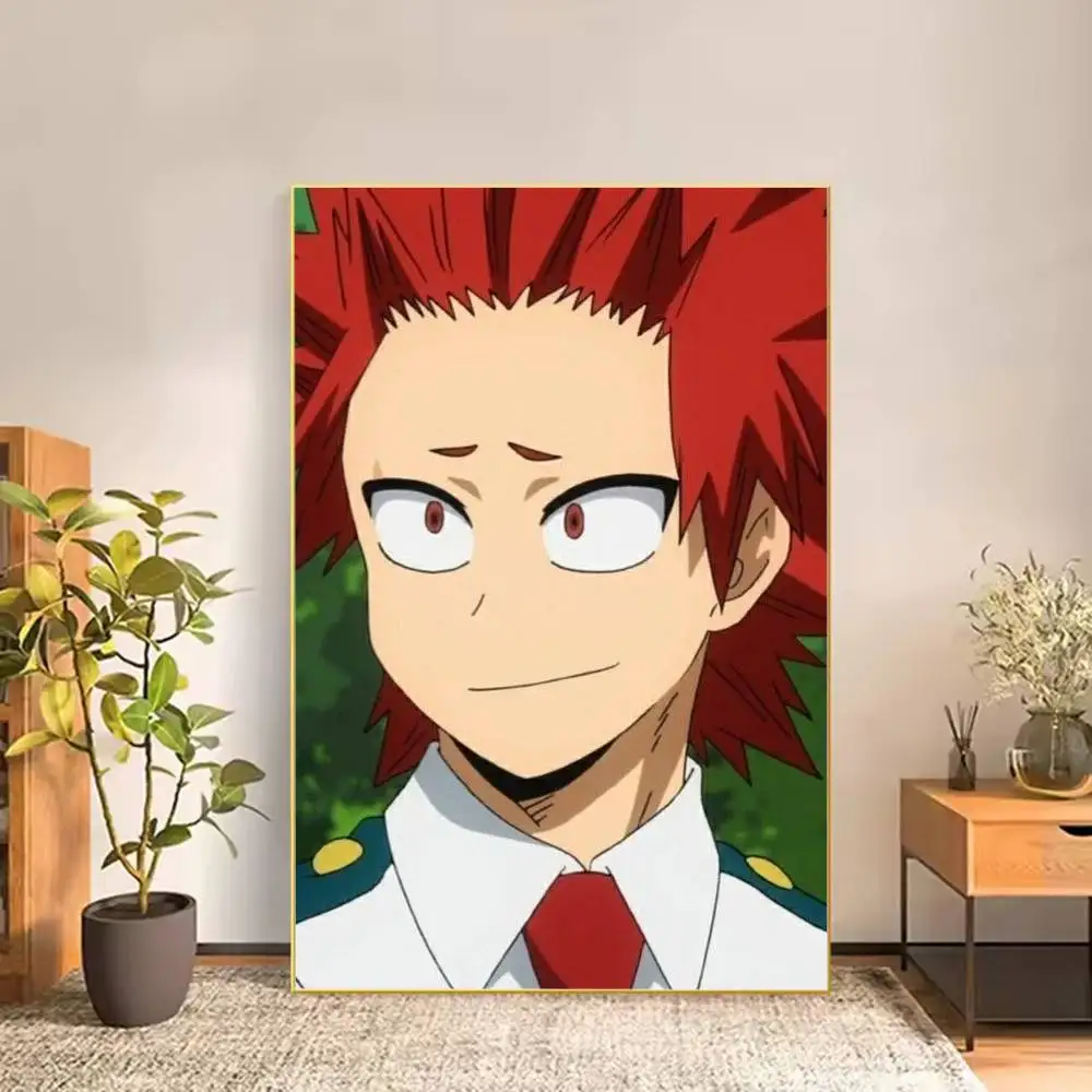 E-Eijiro K-Kirishima Cartoon Poster Versatile HD Waterproof Wall Art Self-Adhesive Decor for Any Space Ideal Gift
