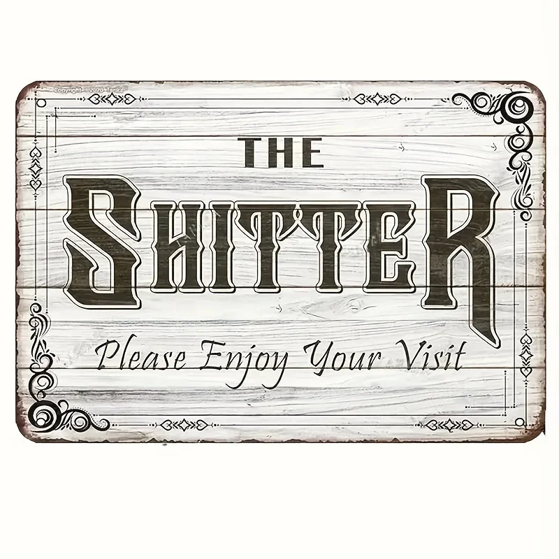 Farmhouse Bathroom Decor - Funny 