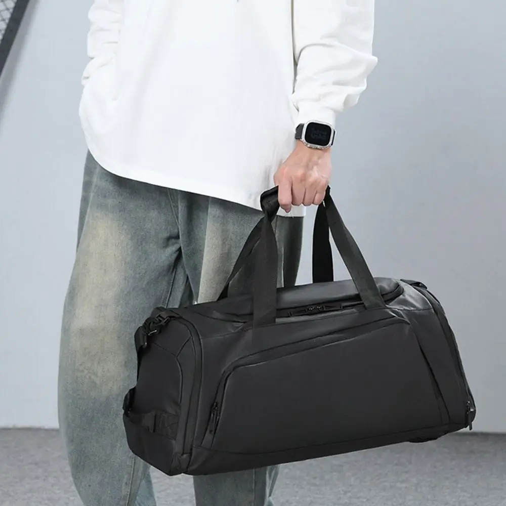 عارضة السفر القماش الخشن حقيبة الرطب الجاف فصل سعة كبيرة السفر الأمتعة حقيبة يد للماء رحلة عمل الصالة الرياضية حقيبة كتف