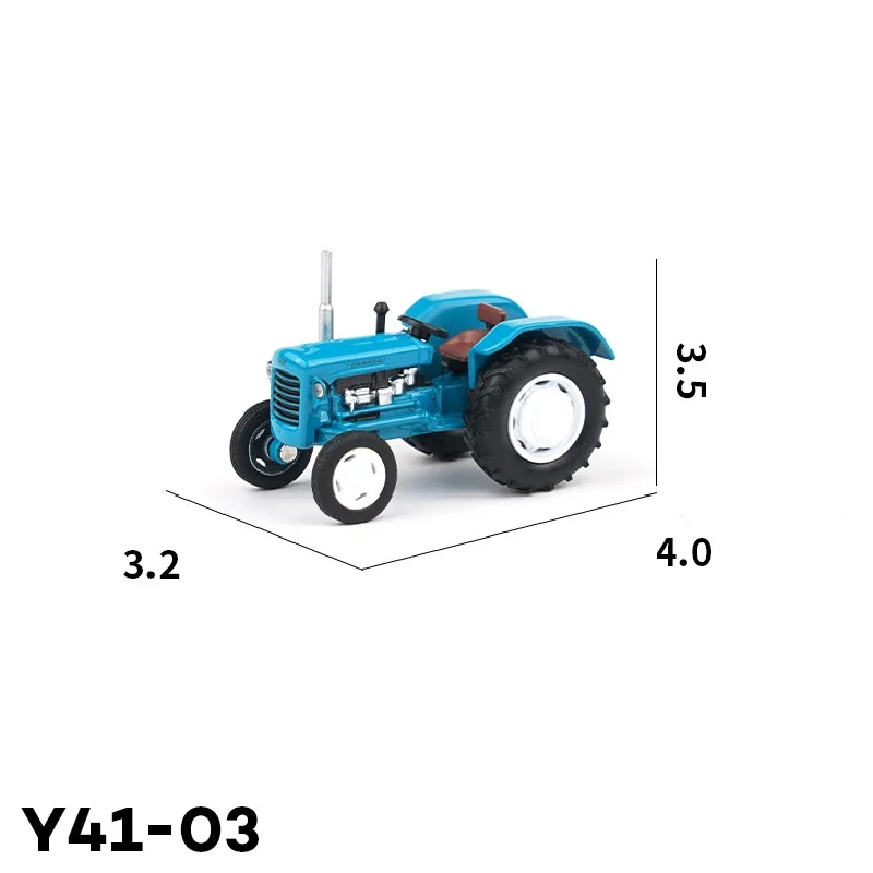 Xcartoys 1:64 Honghe fengshou 37 Tractor Y41-03 Blue Alloy Simulation Model Car