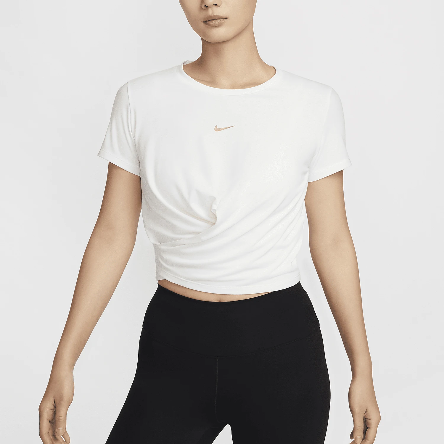 

Nike genuine One Luxe Dri-FIT Women's Crop Short Sleeve Top HF6182-133