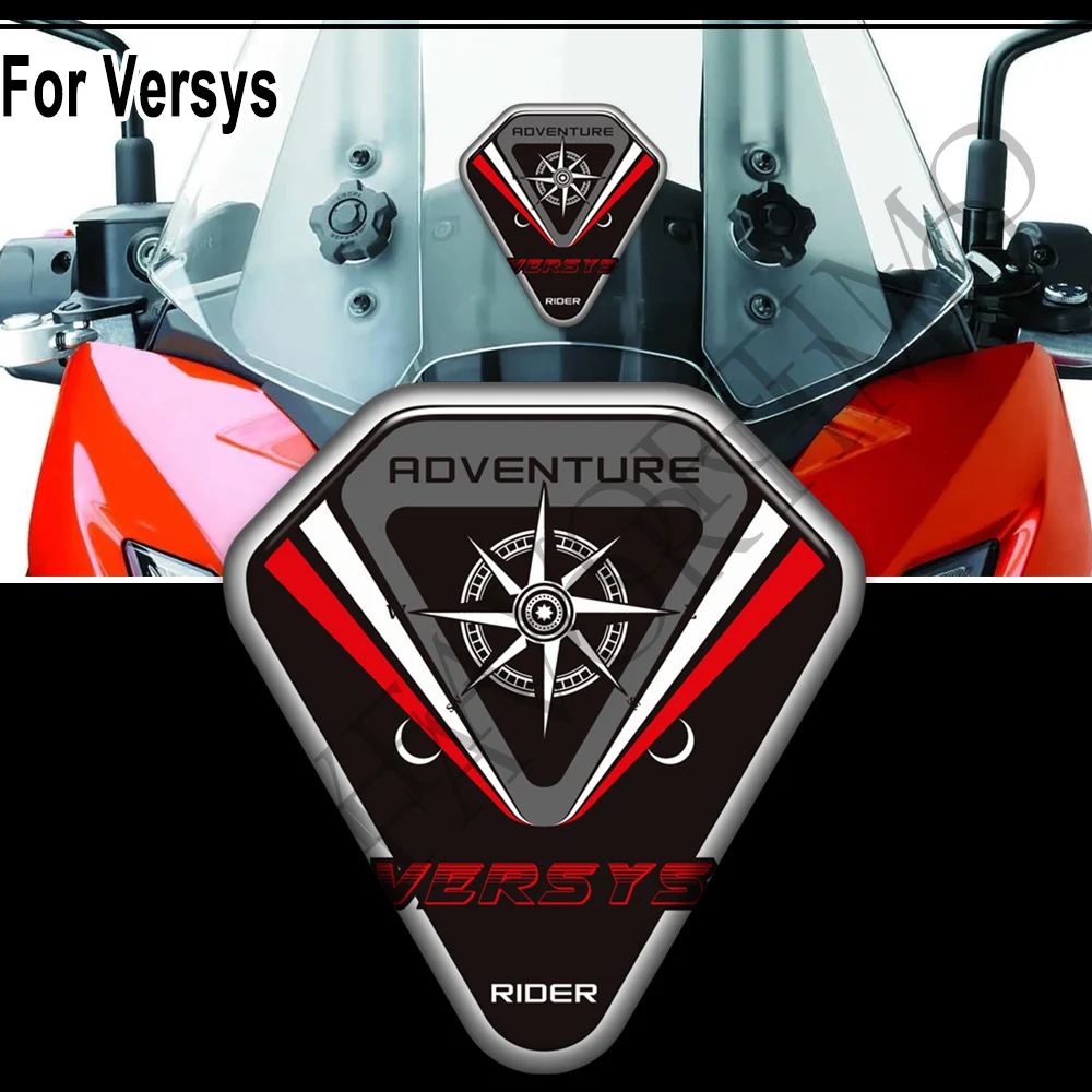 Kit de pegatinas para parabrisas, VERSYS-X Deflector de viento para Kawasaki, 250, VERSYS 300, 400, 650, 1000