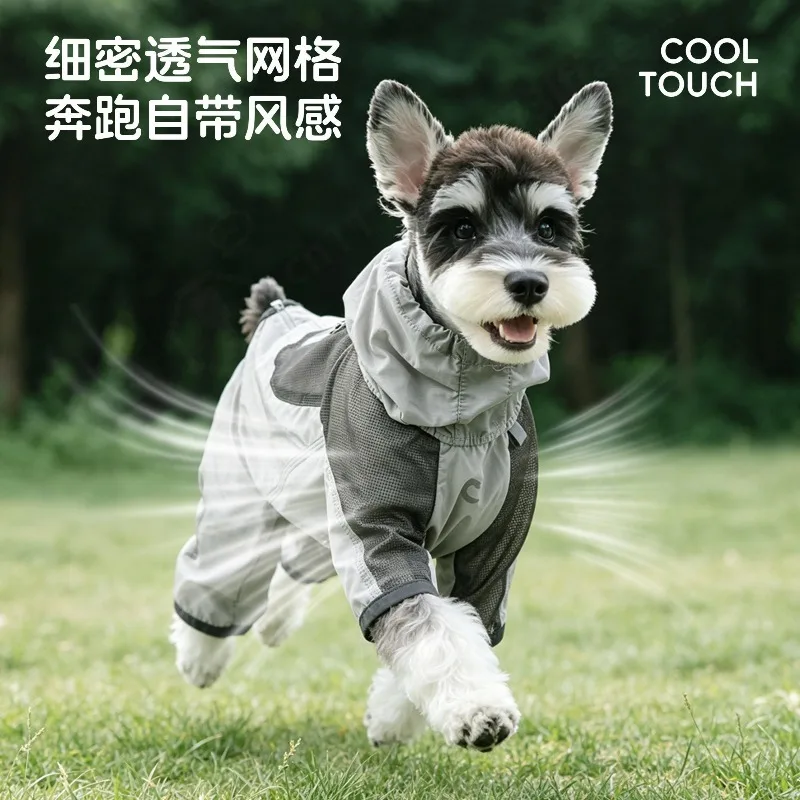 

Summer Thin Dog Cooling Four-Legged Clothes Quick Dry Sun Protection Insect Proof Pet Cool Vest Anti-Dirty Puppy Cooling Apparel