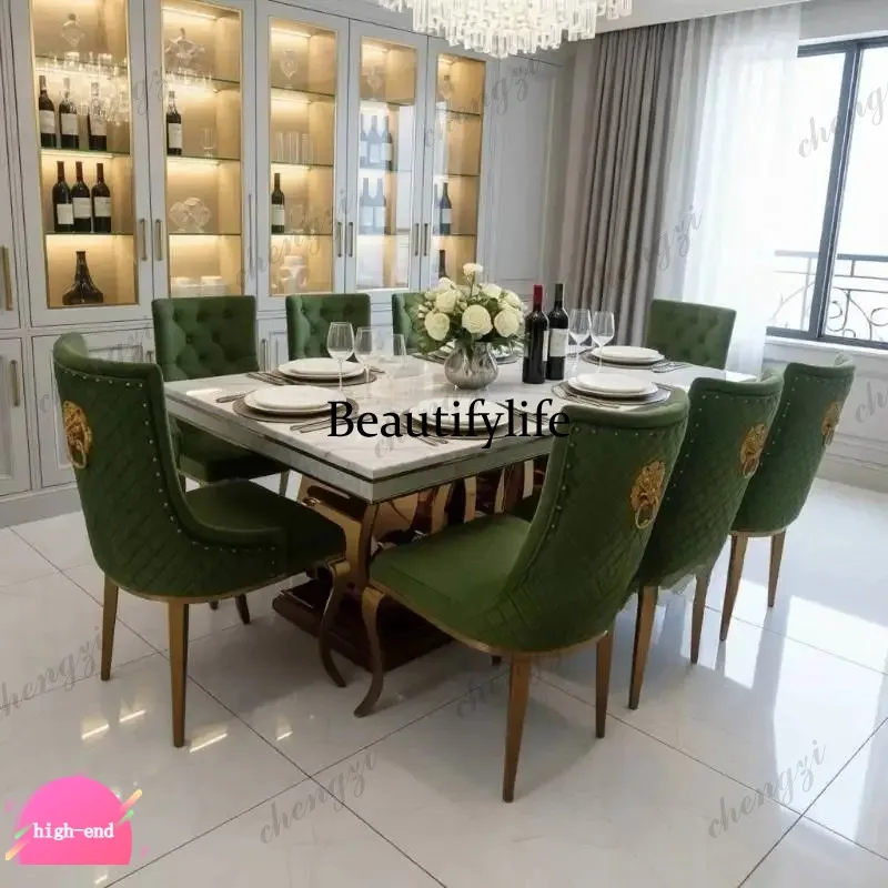 

L178 Design Decorations Dining Table Luxury Modern Dinette Console Restaurant Tables Salon Island Muebles Para Hogar Furniture H
