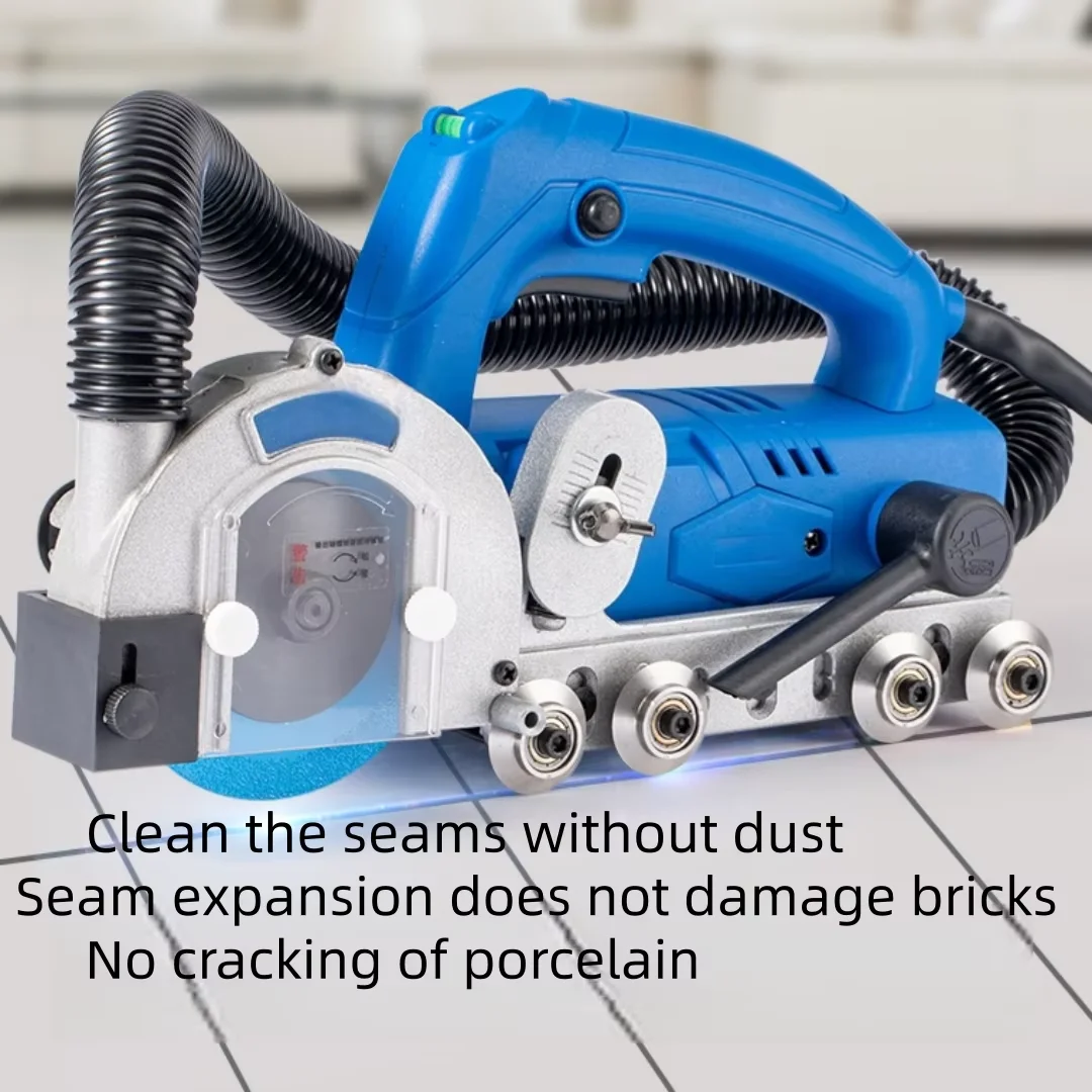 Dust Free Self Suction 3 Gen Tile Gap Cleaning Machine Electric Floor Grout Opening Cutter Professional Tile Epoxy Grout Constru
