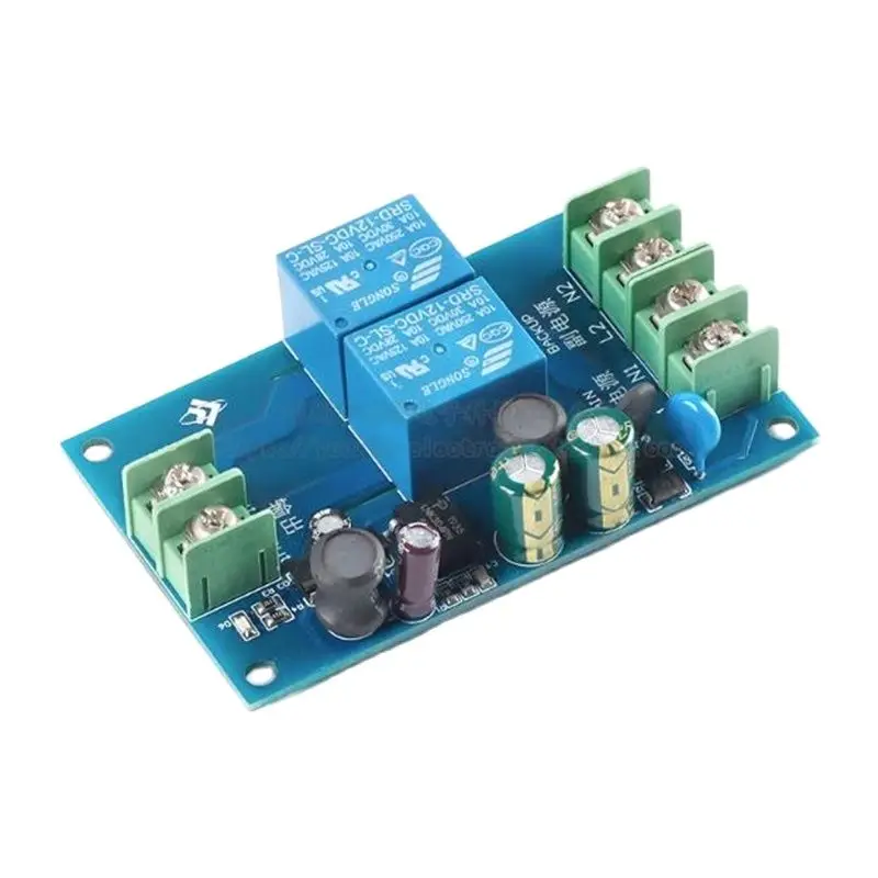 220V  Automatic  10A Dual Pwer Supply Two in One Out Power Outage Conversion Switch Board Module