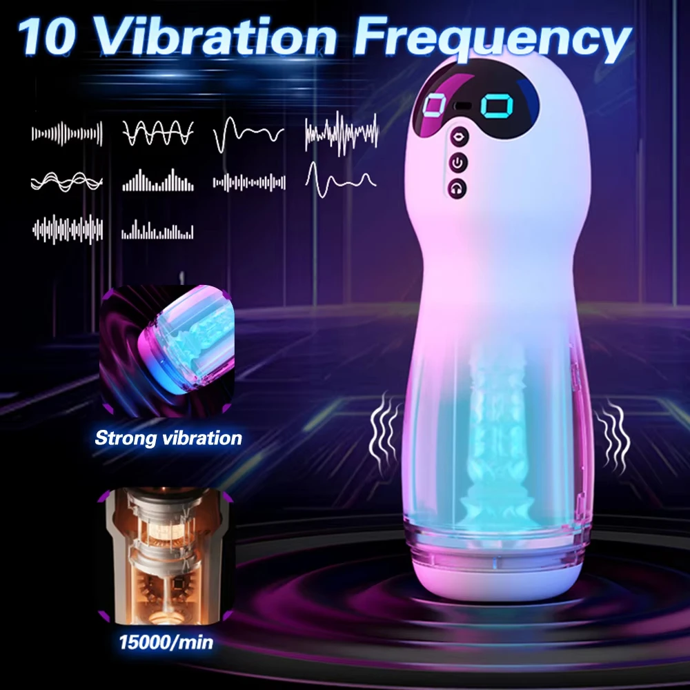 Adult Sex Toy For Men Male Masturbator Penis Trainer Suction Cup Men's Masturbation Cup Simulation Texture Delayed Ejaculation - view 2