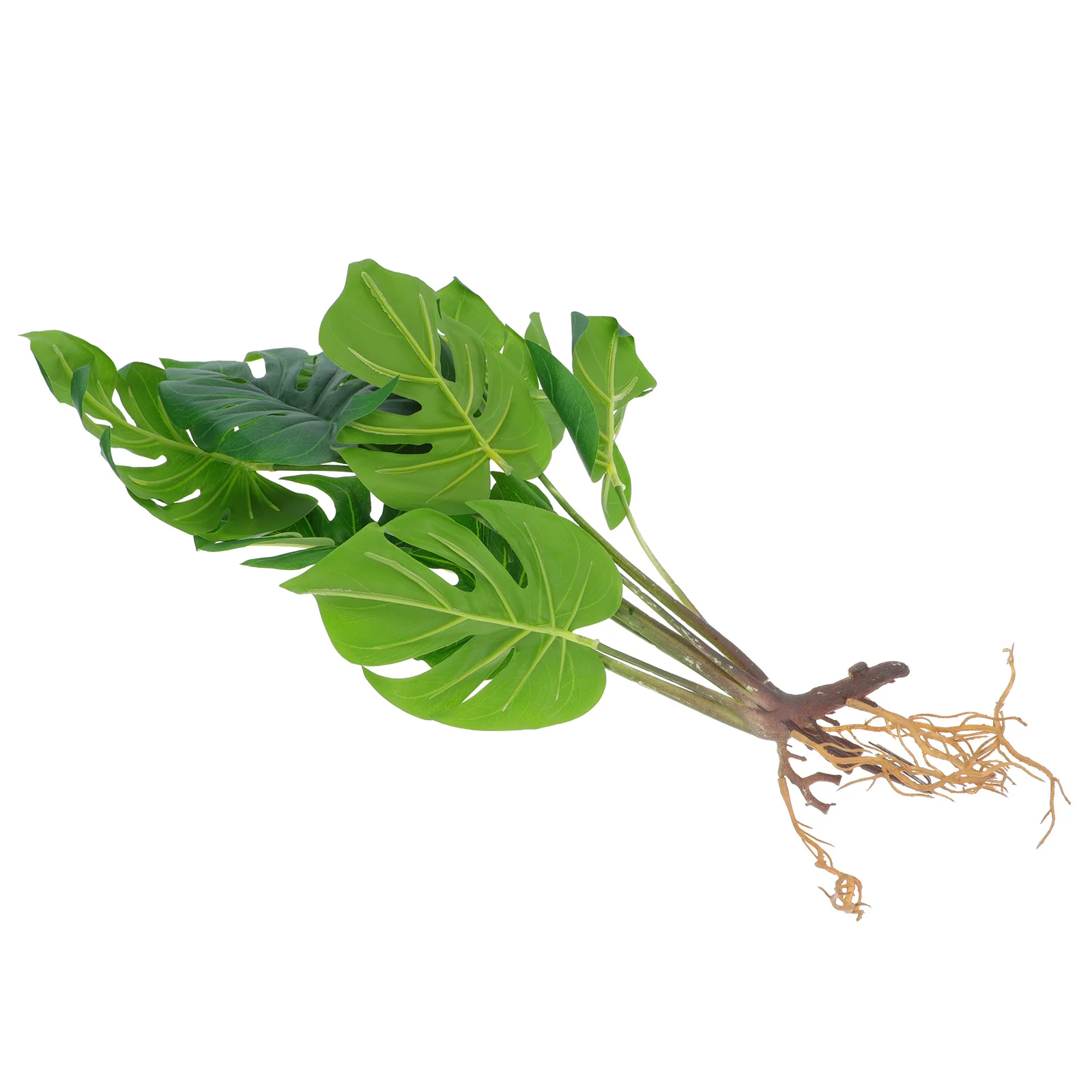 

1pc Simulation Monstera Potted Plant Artificial Greenery Decor For Home Office Indoor Garden Wedding Party Fake Plant Adorn