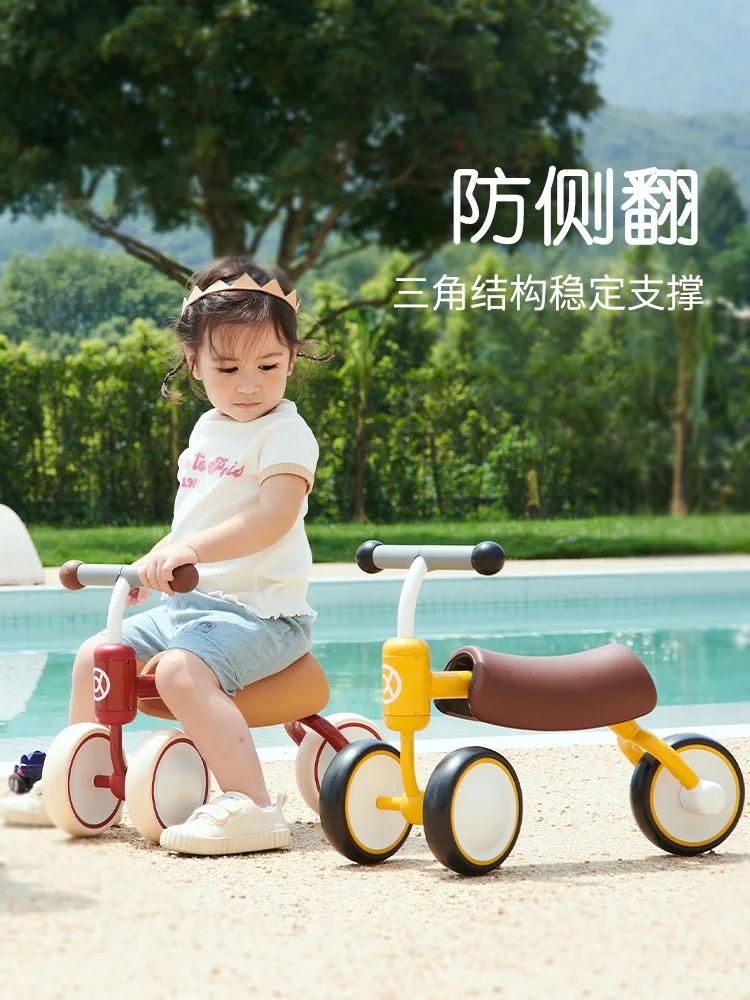 Sepeda geser luar ruangan bayi, sepeda keseimbangan bentuk lebah/mainan anak Baby Walker skuter latihan pendidikan dini dibuat di China