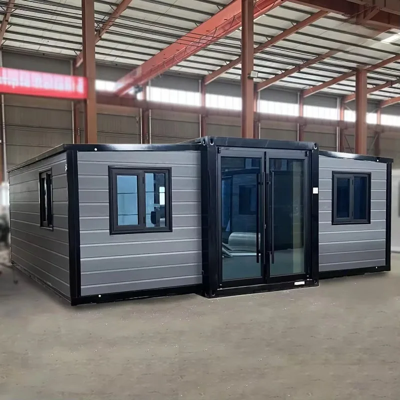 40ft Movable Modified Prefab Container Houses 2 Bedroom Living Expandable Container House for Sale