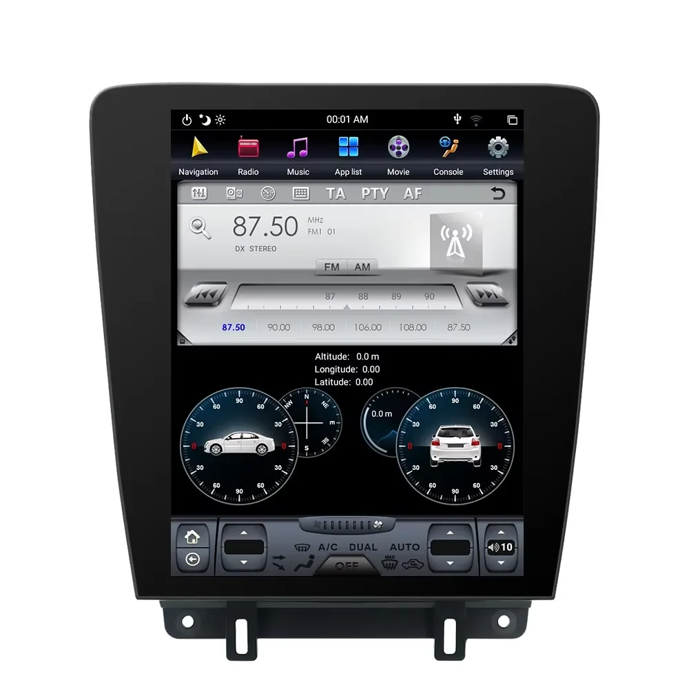 لفورد موستانج 2010 2011 2012 2013 2014 راديو السيارة مشغل وسائط متعددة أندرويد بلوتوث Carplay شاشة السيارات الصوت Headunit