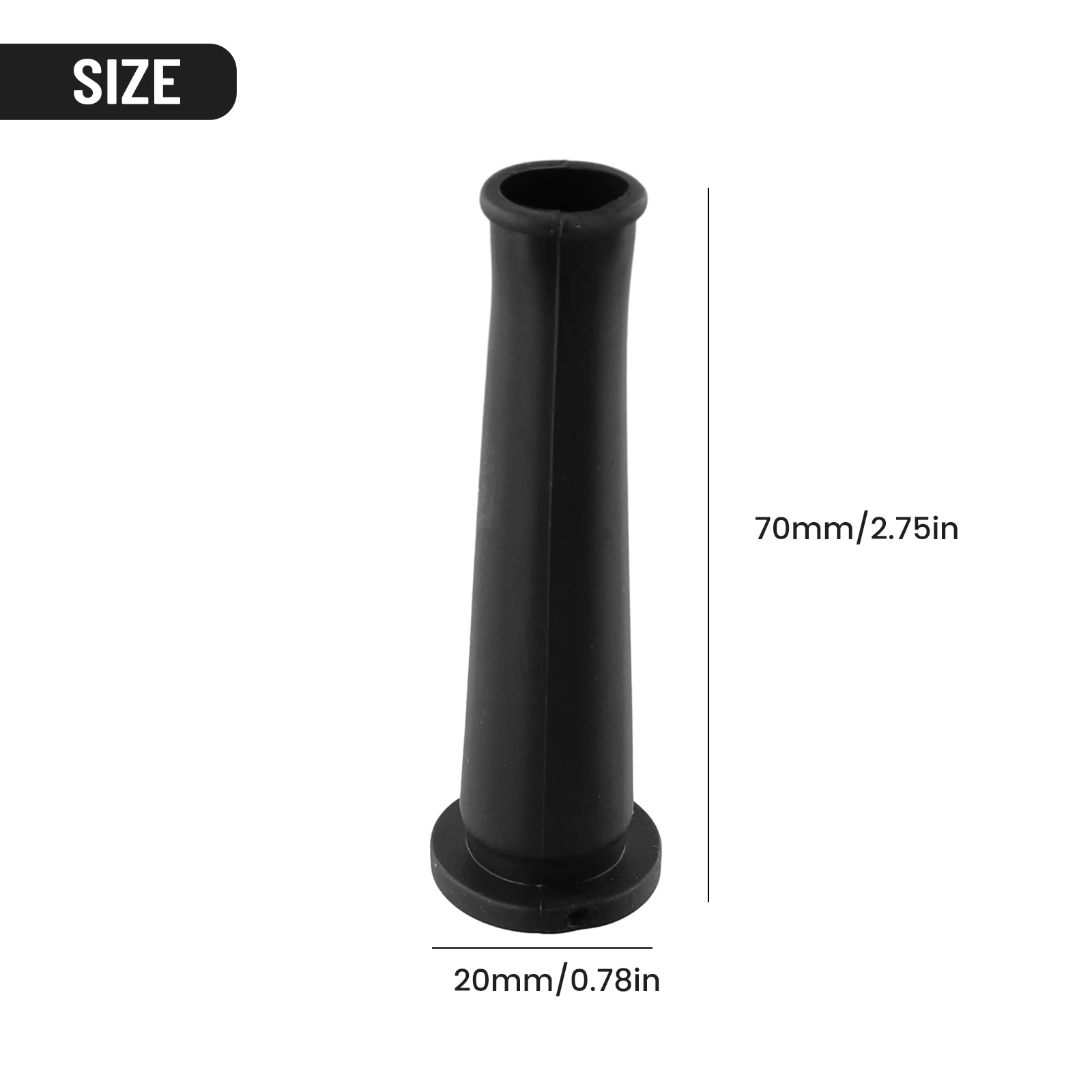 Angle Grinder Protector Cable Protector Cable Sleeve Parts Accessories Wire Protector 10pcs 9mm/0.35Inch Black