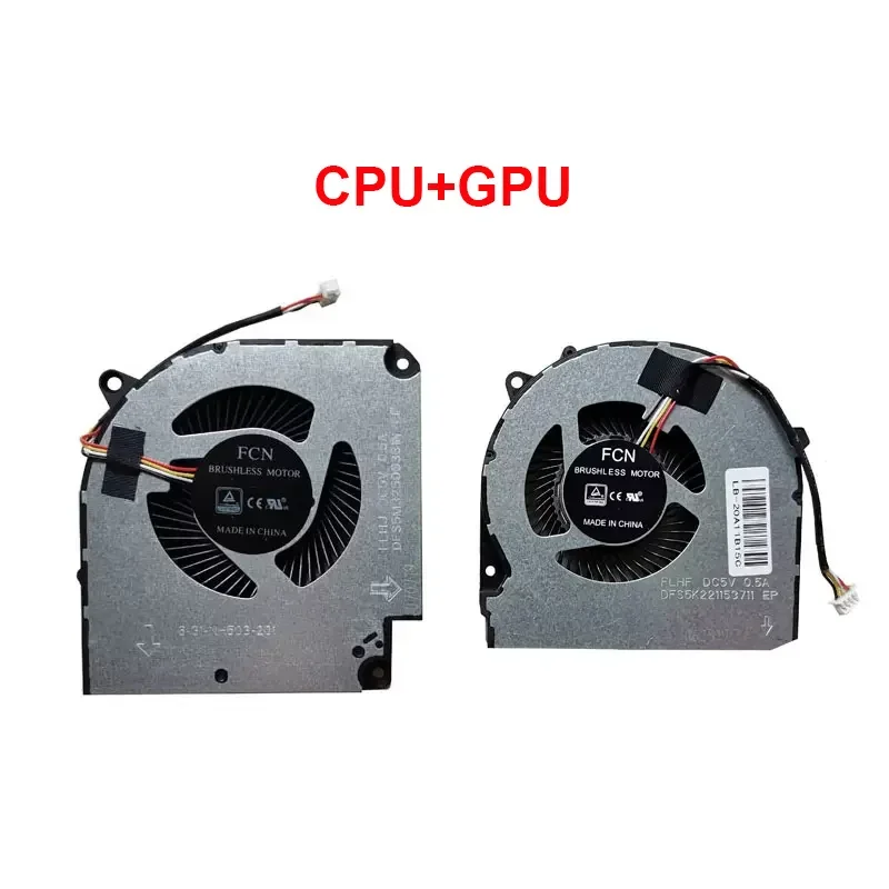 New Laptop Cooler CPU GPU Cooling Fan For Hasee Z7-CT7NA Z6 Z8-CT7NA CT7NT CR7 N1 G7-CT5NA G7-CT7NA