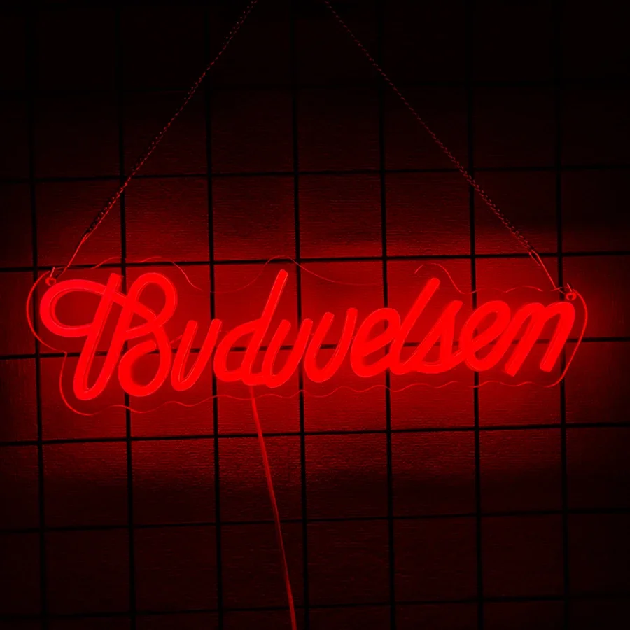For Office Hotel Pub Cafe Birthday Party Man Cave Art Wall decor Neon Signs Beer Bar Club Bedroom Budweiser Bud Light Neon Signs view 4