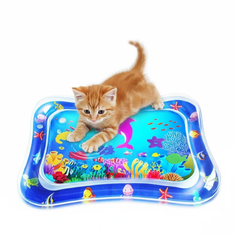 Thickened Interactive Water Mat Cat Toy Remote Control Light Up Self Play Hunting Pet Pad