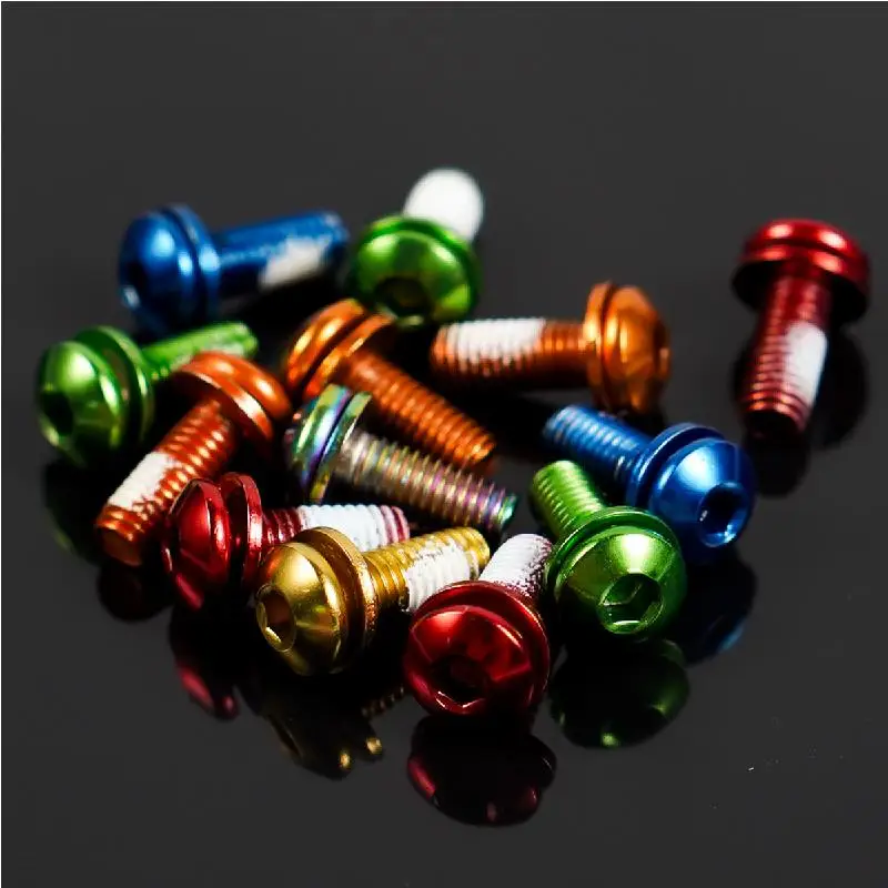 CH Bicycle Water Bottle Cage Screw Steel M5*13mm Bicycle Bottle Holder Bolts 4pcs