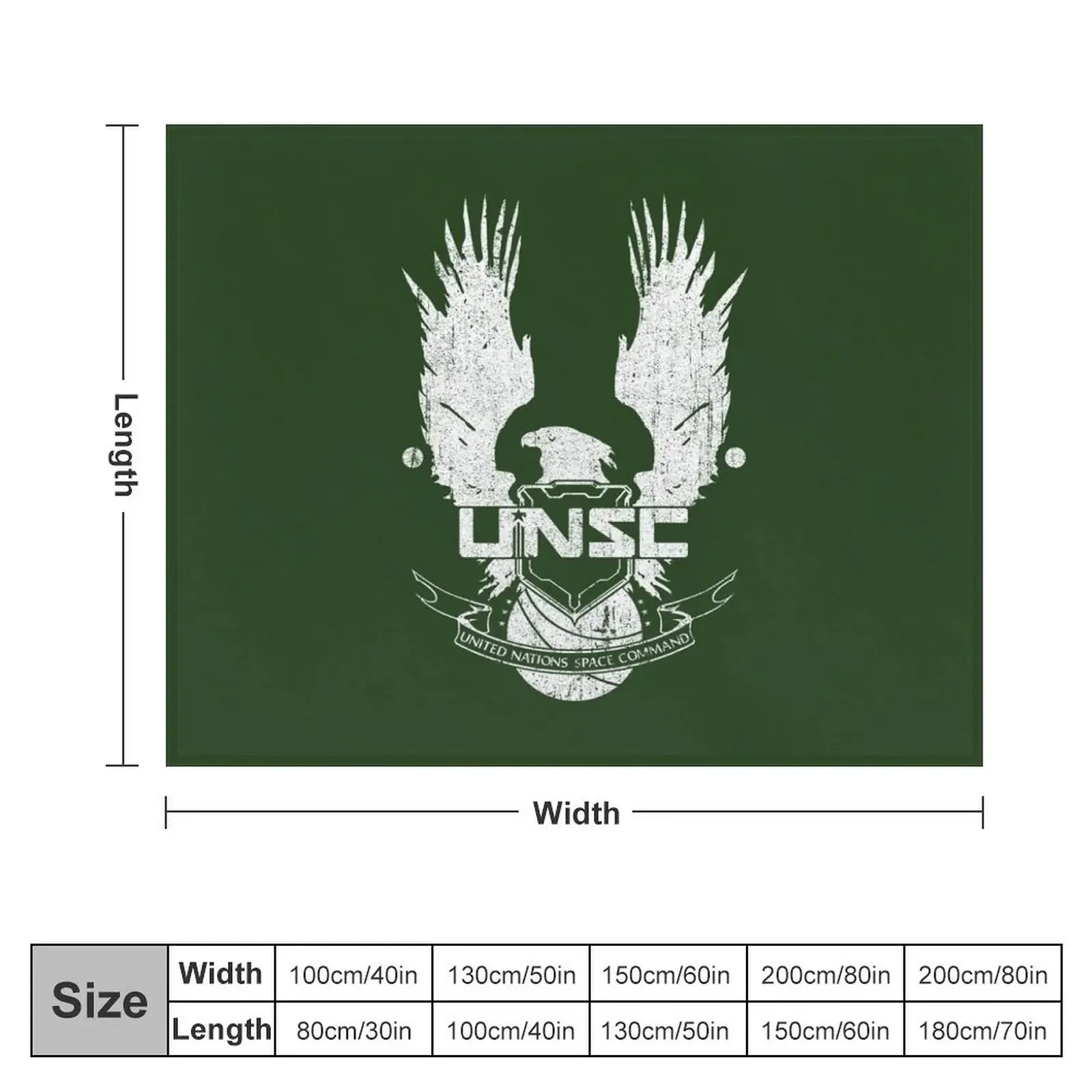 UNSC - United Nations Space Command Throw Blanket Sofa Sofa Throw Blankets