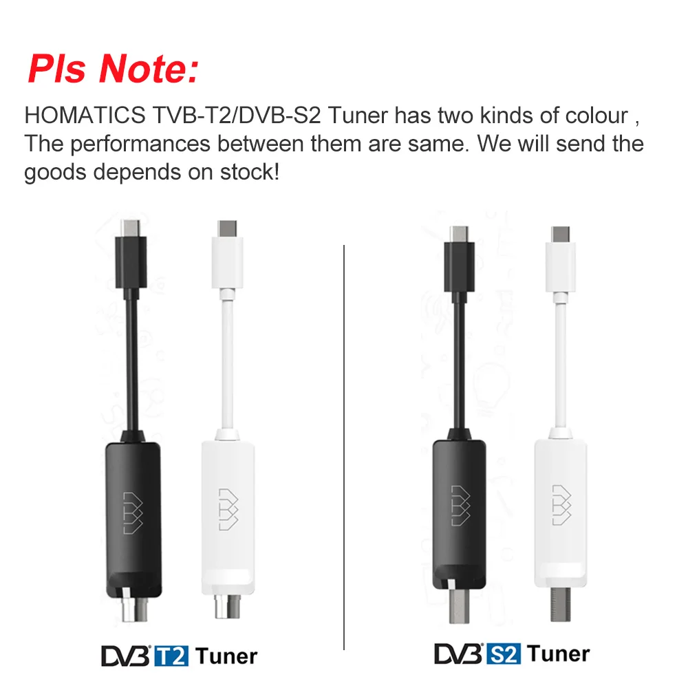 Original HOMATICS DVB-T2 or DVB-S2 Tuner for Homatics Android TV Box R Lite 4K&4K Plus& RockTek G2 also KICKPI KP1 Google TV Box