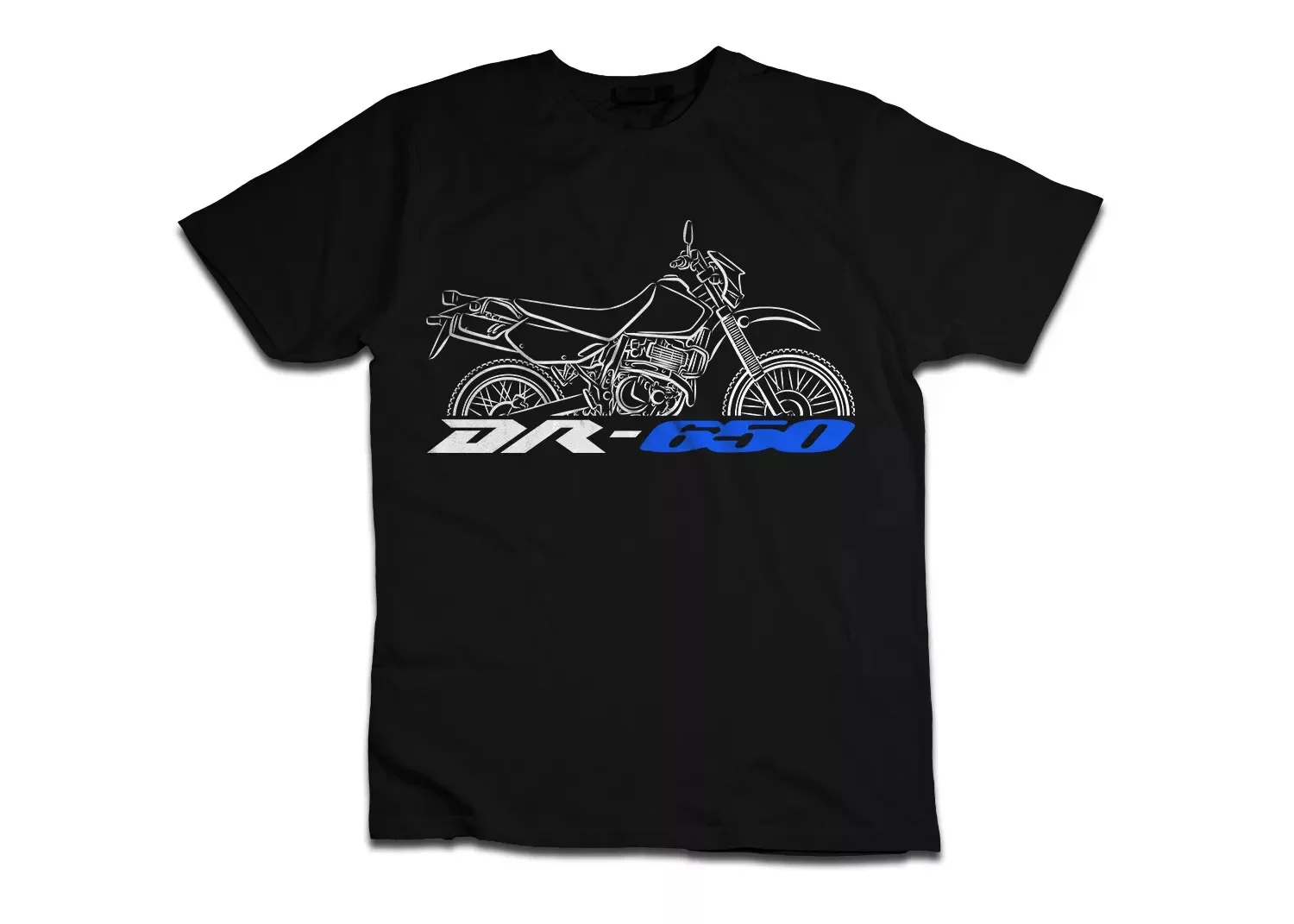 

2024 Men T Shirt Casual Suzukis DR 650 Motorcycle for ADV Riders T-shirt Graphic Summer Short Sleeves 100% Cotton S-3XL Cool Tee