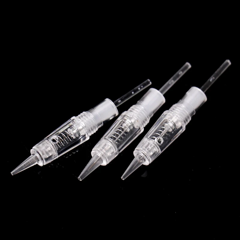 

Одноразовые иглы для татуировки, иглы для картриджей для бровей и губ для машины для перманентного макияжа, спиральные иглы для татуировки