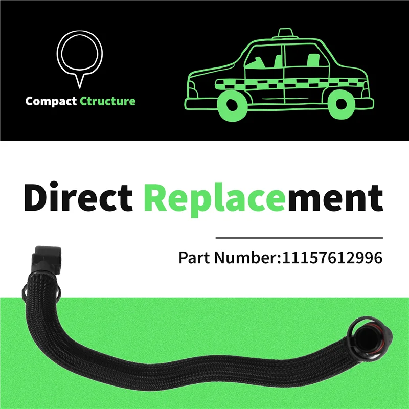 

Crankcase Vent Hose Engine Breather 11157612996 For Mini Cooper R56 R58 R60 1.6L 2007-2016 Car Vent Tube Replacement Part