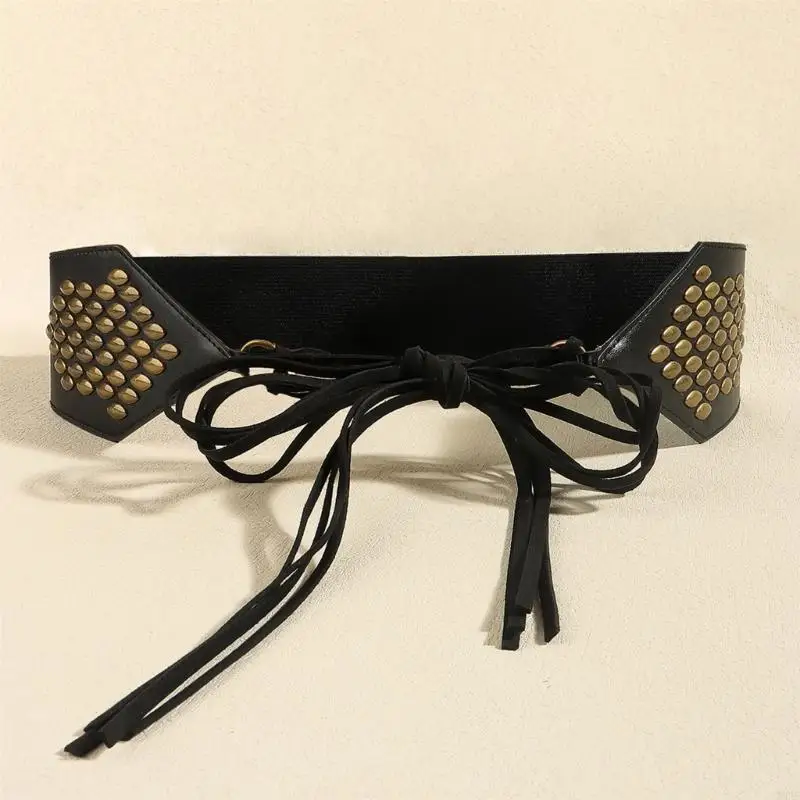 72xe tasselle a cinghia in pelle multiuso in pelle PU Tasselle regolabili Corsetto per abiti da donna Accessorio