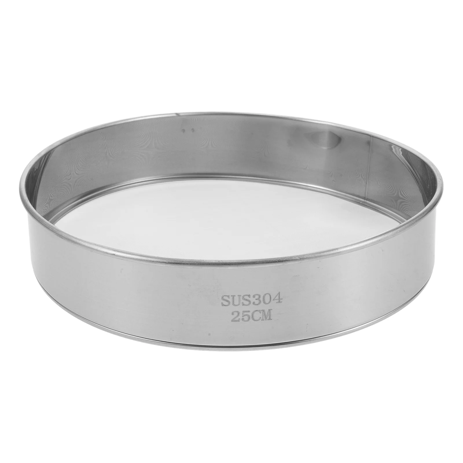 

Fine Mesh Flour Sieve Stainless Steel Powder Sifter Kitchen Baking Tool Round Strainer Sieving Aid Sugar Screen