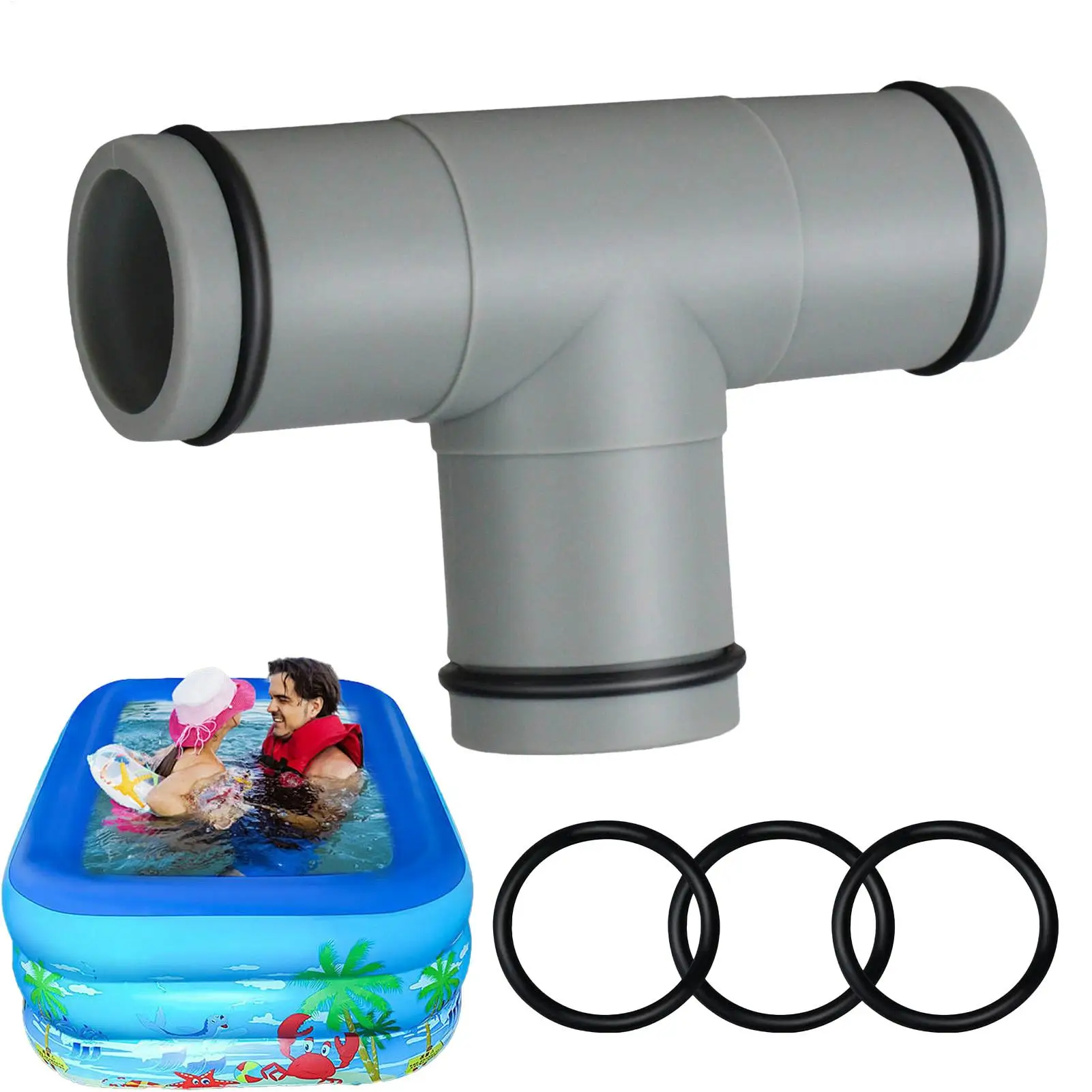 Pool Hose Connector 32mm T Shaped Swimming Pool Filter Pump Pipe Pool Connector  for connecting changing pipeline direction