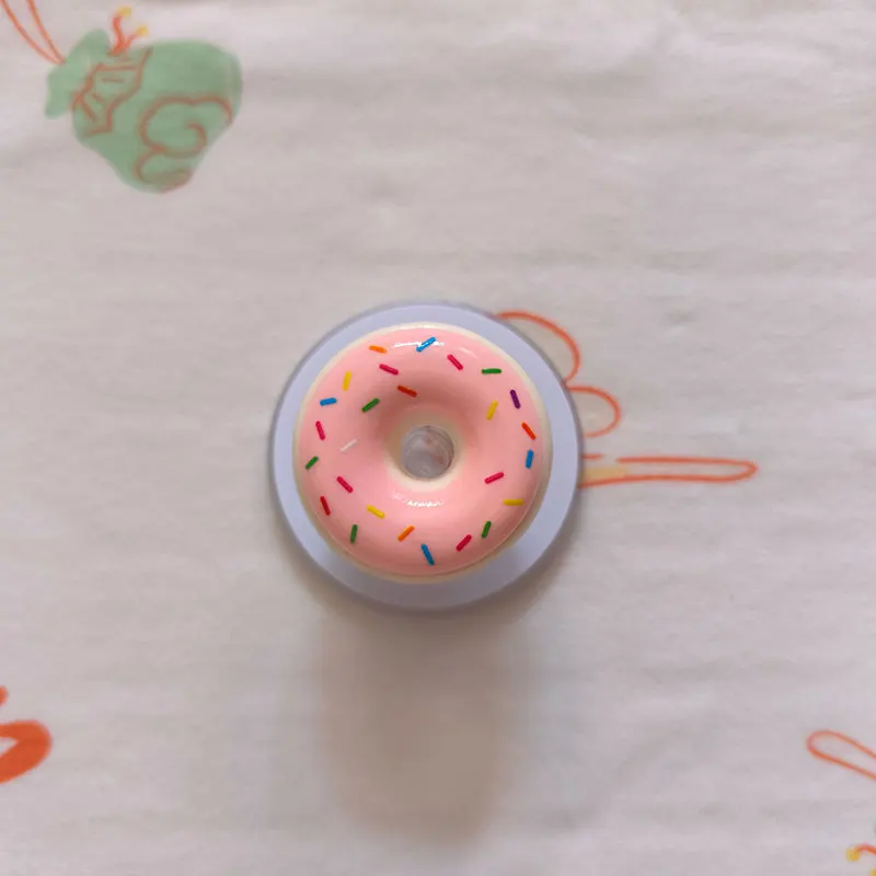 สําหรับ Magsafe แม่เหล็กน่ารักการ์ตูน 3D Donut Candy Griptok ฝาครอบยึดน่ารักสีสัน Universal ขาตั้งโทรศัพท์สนับสนุน Caqa