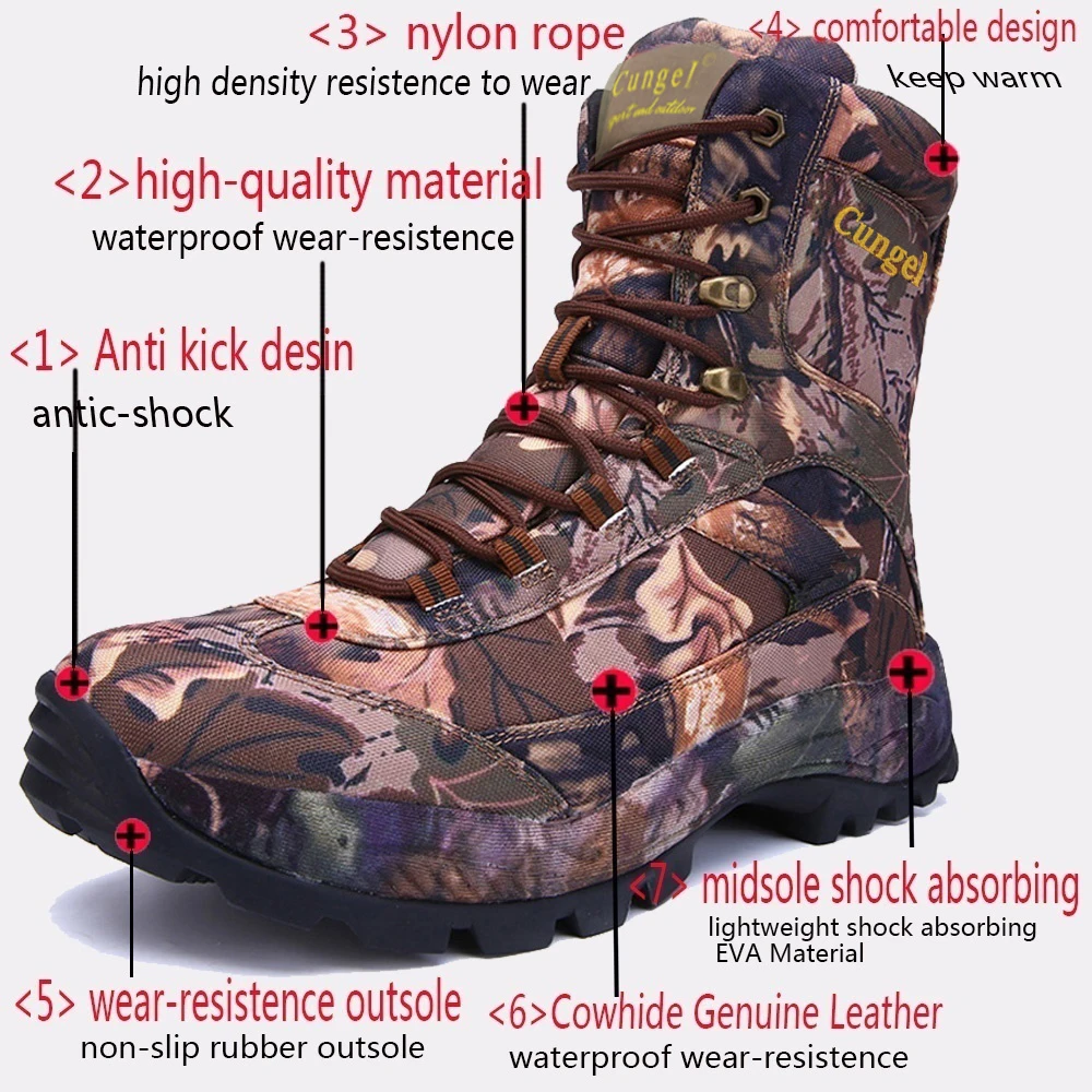 High Quality Brown Shoes Men Outdoor boots LargeSize Men Shoes Work Safety Shoe Motocycle Boots Combat Boots Zapatos 39-46