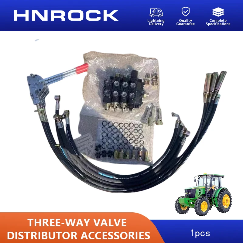 Three-Way Valve Distributor Assembly Parts for Jo/hn De/e/re 5-/5E Series Tractor Upgrade Kit with Strong Pressure Lift Lowering