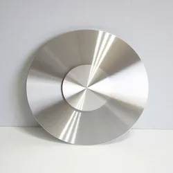 HQ IL01 Double Layer Aluminum Alloy Lazy Susan Turntable Base for Glass Table Swivel with Smooth Needle Roller Bearing