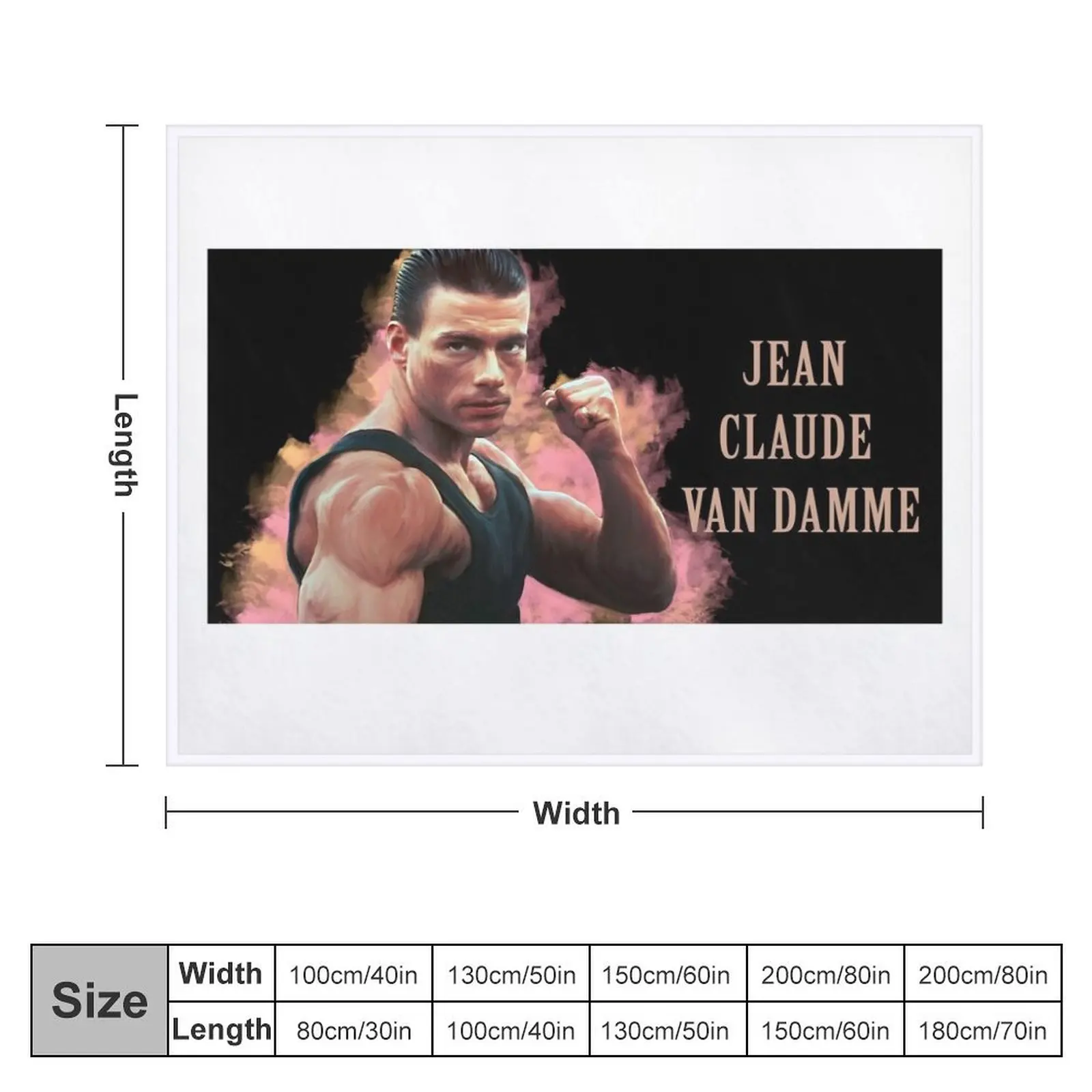 jean claude van damme Throw Blanket Tourist Sofa Blankets