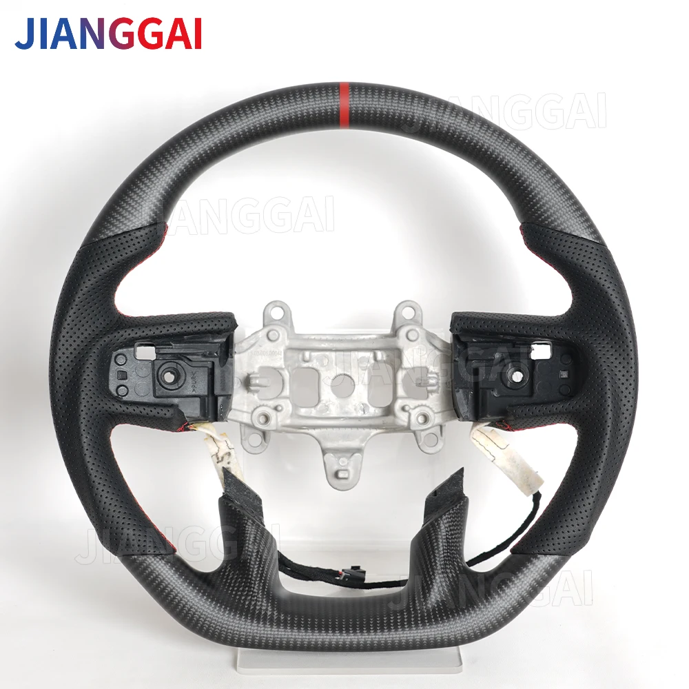 

Heated Matte Carbon Fiber Steering Wheel For Dodge RAM TRX 1500 2500 2019-2024 Car Steering Wheel Customized Accessories
