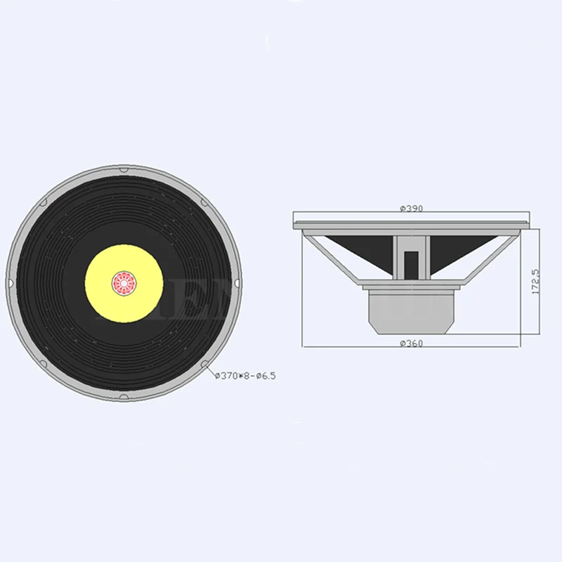 LS-07 F15 Driver de alto-falante de alcance completo de 15 polegadas Rápido som alto e escalado/Áudio LII FAST-15/H1502/MUSIC-15 1 par