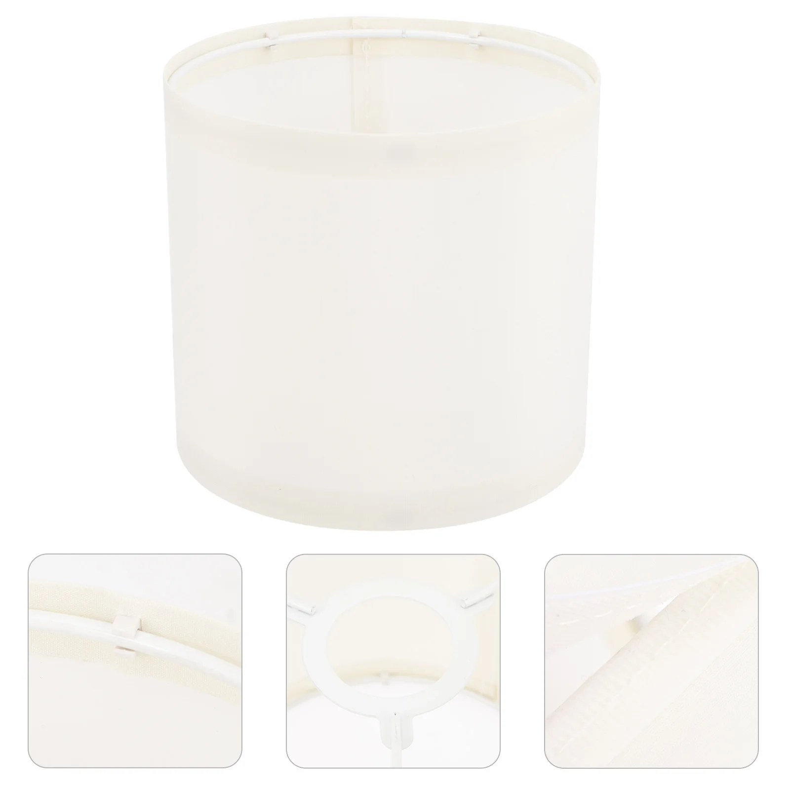 

1Pcs Premium Linen Cloth Lamp Shade Decorative Light Cover for Table Bedside Floor Lamp Soft Warm Light Protection Replacement